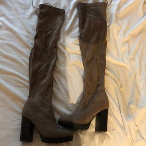 Over the knee boots